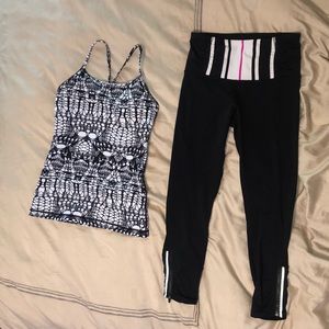 Lululemon top and leggings